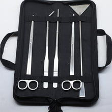 Load image into Gallery viewer, 3/5Pcs/Set Aquarium Cleaning Tools Kit Tweezers Curve Scissor Fish Tank Water Plants Grass Stainless Steel Maintenance Tool Suit
