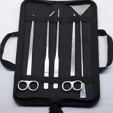 Load image into Gallery viewer, 3/5Pcs/Set Aquarium Cleaning Tools Kit Tweezers Curve Scissor Fish Tank Water Plants Grass Stainless Steel Maintenance Tool Suit
