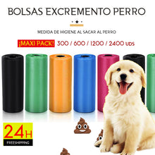 Load image into Gallery viewer, Dog Poop Bag 300-2400 Bags 22.9x33 cm 20/40/80/160 Rolls Dog Poog Bags Dog Bag Poop Dog Waste Bag Free Shipping from Spain
