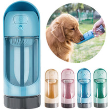 Load image into Gallery viewer, 1PC Portable Pet Dog Water Bottle Feeder for Small Large Dogs Pet Product Travel Puppy Drinking Bowl Outdoor Pet Water Dispenser
